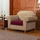 preview thumbnail 103 of 153, Subrtex Stretch Separate Sofa Cushion Slipcovers (1/2/3 PCS) 1 PCS - Wine