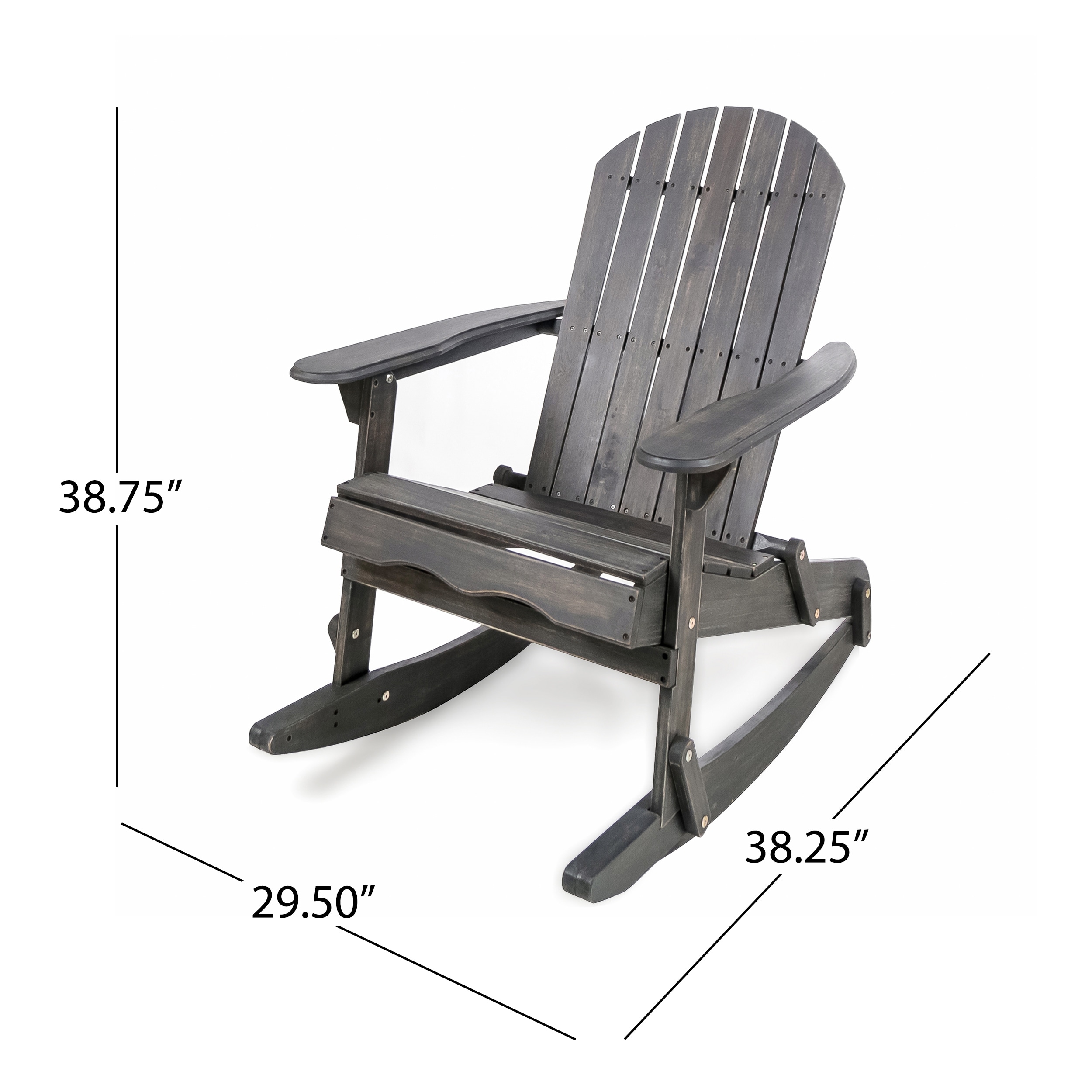 WestinTrends Malibu Outdoor Rocking Chair Set of 2, All Weather Poly Lumber  Adirondack Rocker Chair with High Back, 350 Lbs Support Patio Rocking Chair  for Porch Deck Garden Lawn, Dark Green 