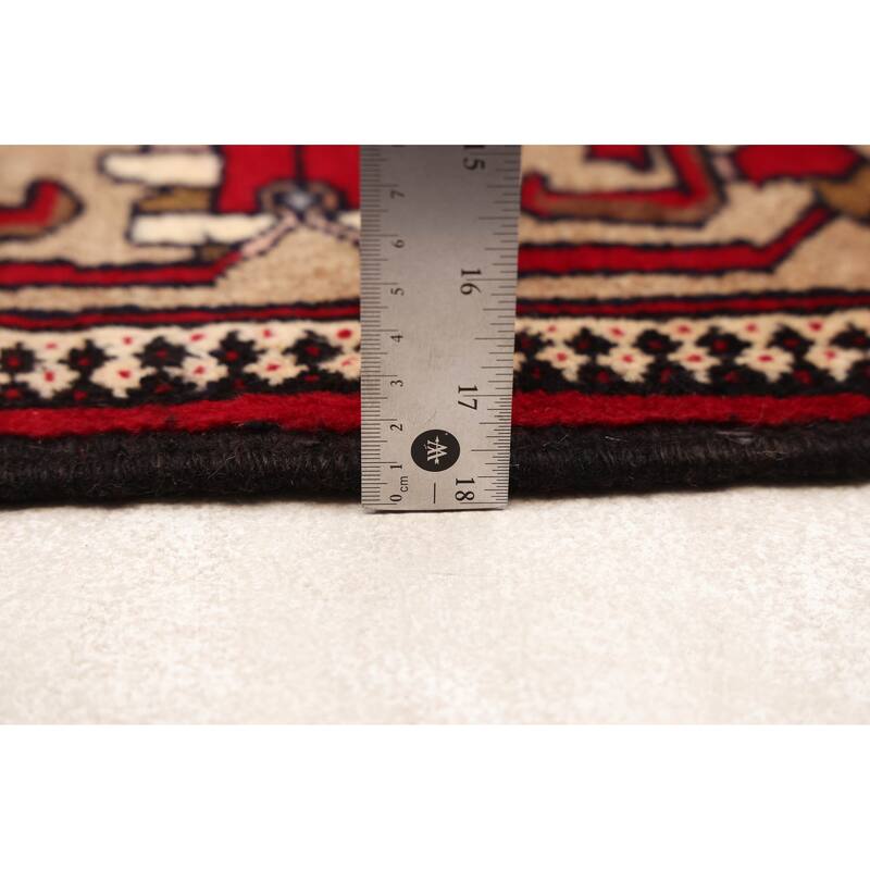 ECARPETGALLERY Hand-knotted Teimani Cream Wool Rug - 3'6 x 6'11