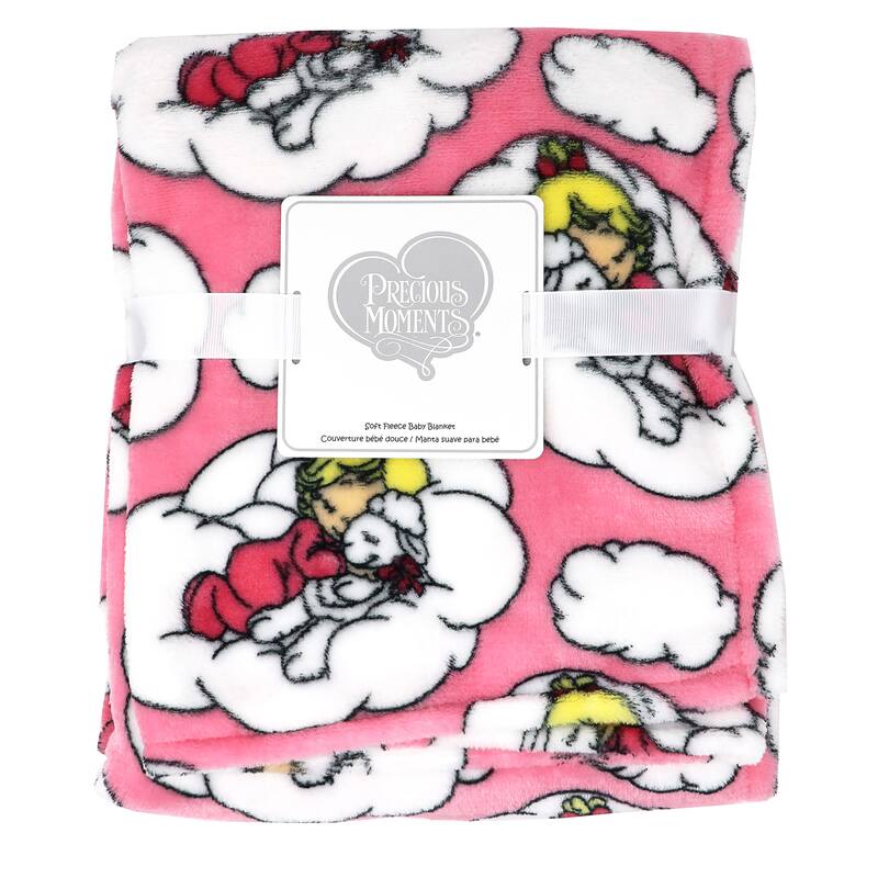 Baby Girls 8 Piece Elephants Baby Gift Set, Bright Pink