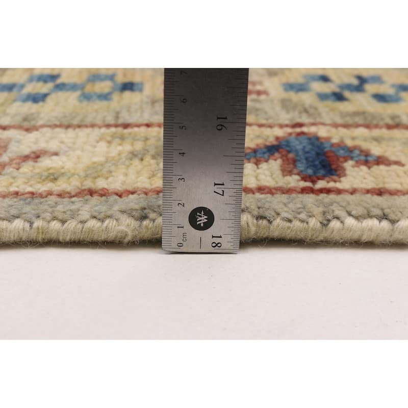 ECARPETGALLERY Hand-knotted Modern Oushak Light Grey Wool Rug - 8'2 x 9'10