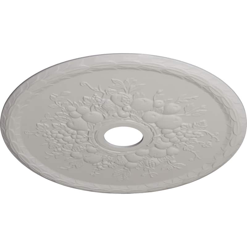 22 5/8"OD x 3 5/8"ID x 5/8"P Grape Ceiling Medallion