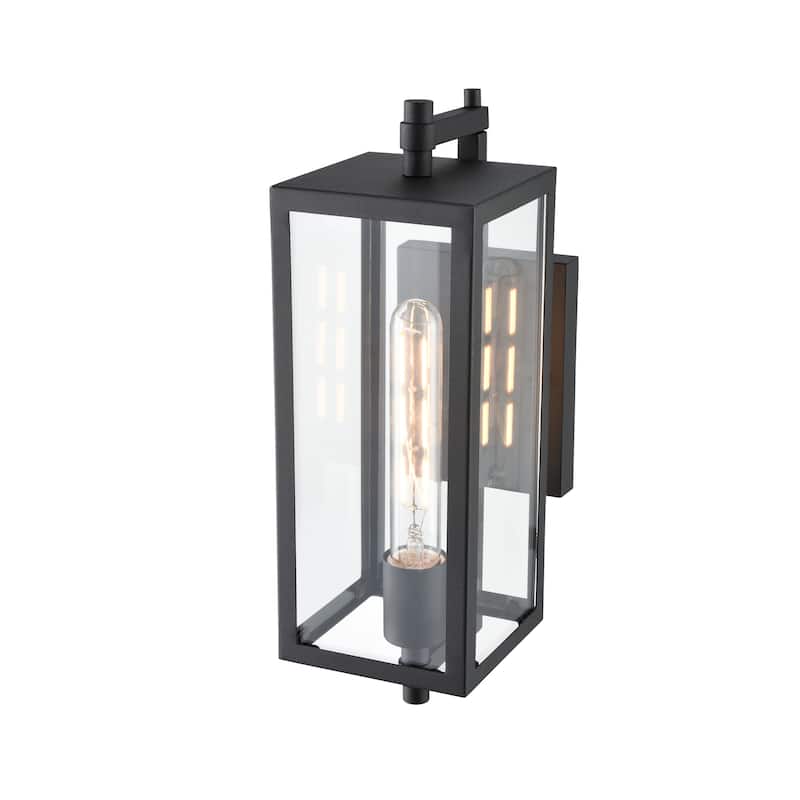 Millennium Lighting Messi 1 Light Outdoor Wall Sconce in Textured Black
