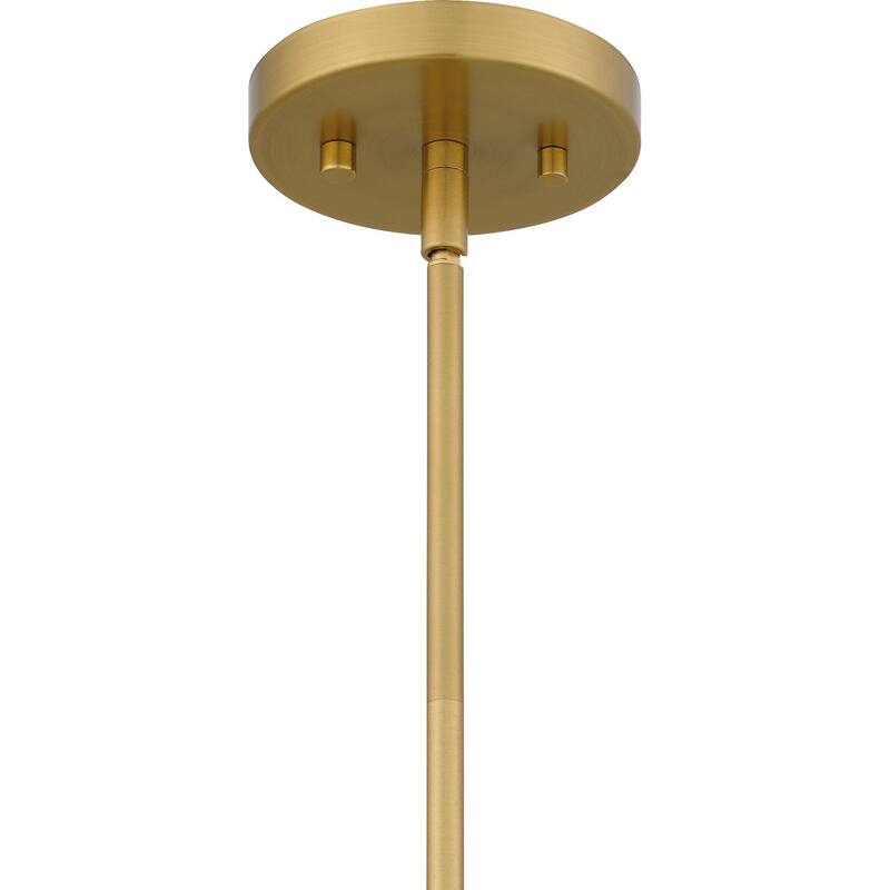 Aged Brass One Light Pendant from the Quoizel Pendant Collection