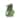 Q-Max 5.5"H Green Dragon on Green Crystal Stone Statue Fantasy Decoration Figurine