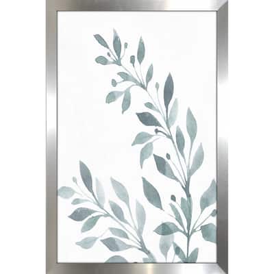 "Blue Botanical Wash I" by Conrad Knutsen Print on Acrylic