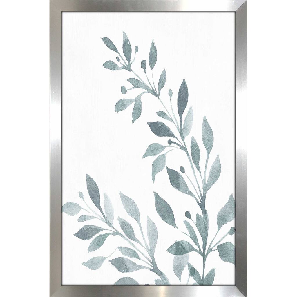 "Blue Botanical Wash I" by Conrad Knutsen Print on Acrylic