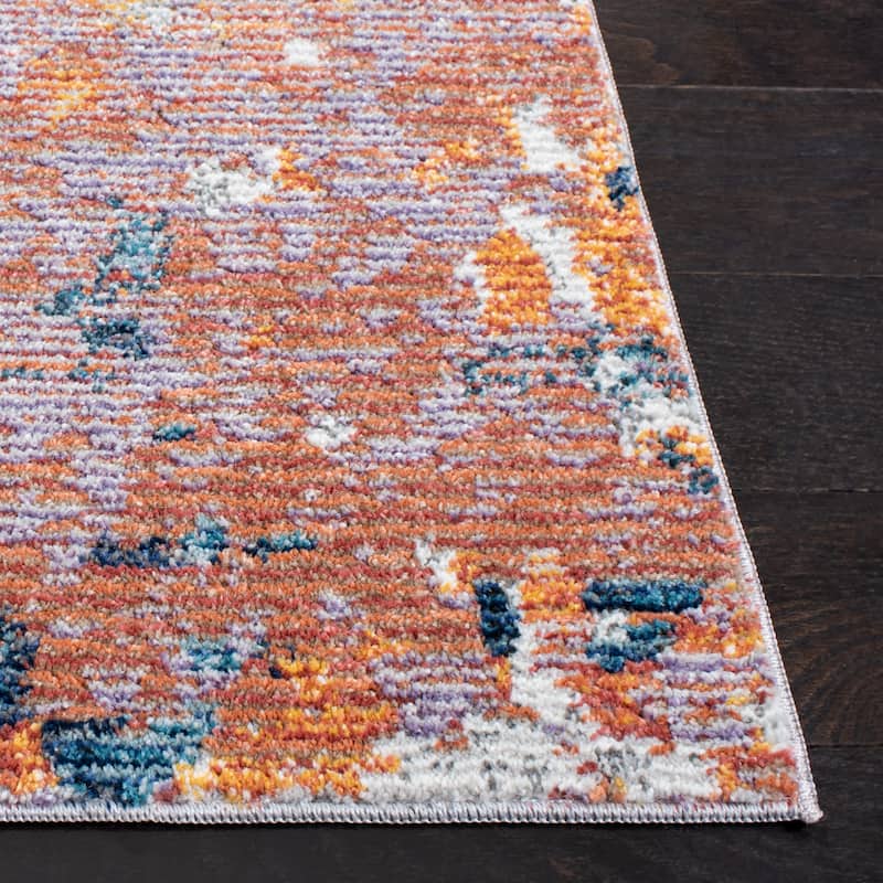 SAFAVIEH Crystal Theofania Modern Abstract Distressed Rug