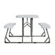 preview thumbnail 21 of 25, Indoor/Outdoor Commercial Grade Kids Folding Picnic Table with Benches