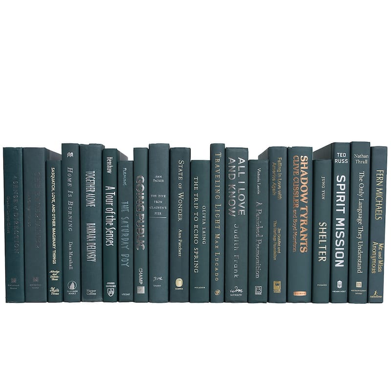 Books Green Decorative Accessories: Hunter Color By The Foot