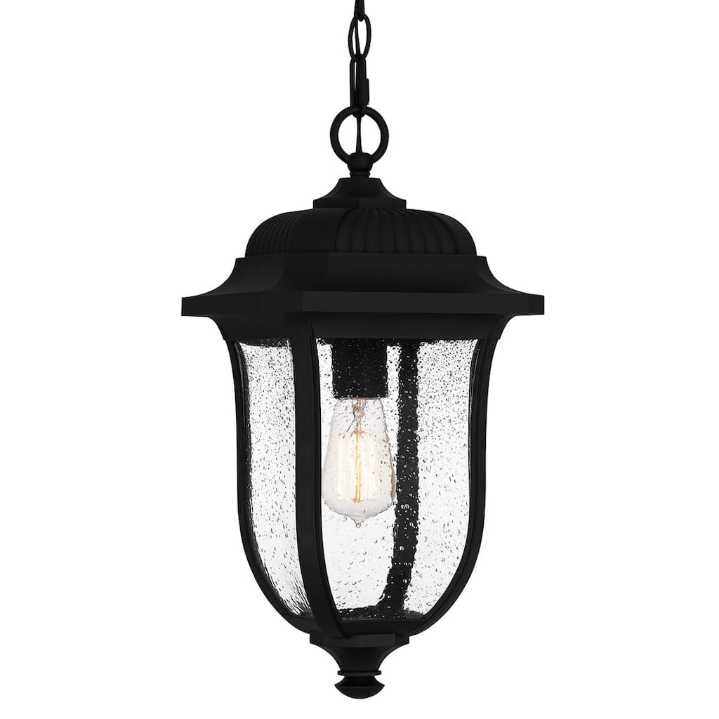 Bellevue QZP68569 Delly 9" Wide Mini Pendant with Seedy Glass Shade