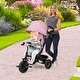 preview thumbnail 23 of 26, Gymax 4-in-1 Baby Tricycle Toddler Trike w/ Reversible Seat Canopy &