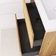 preview thumbnail 29 of 152, Floating Bathroom Vanity with Integrated Resin Top