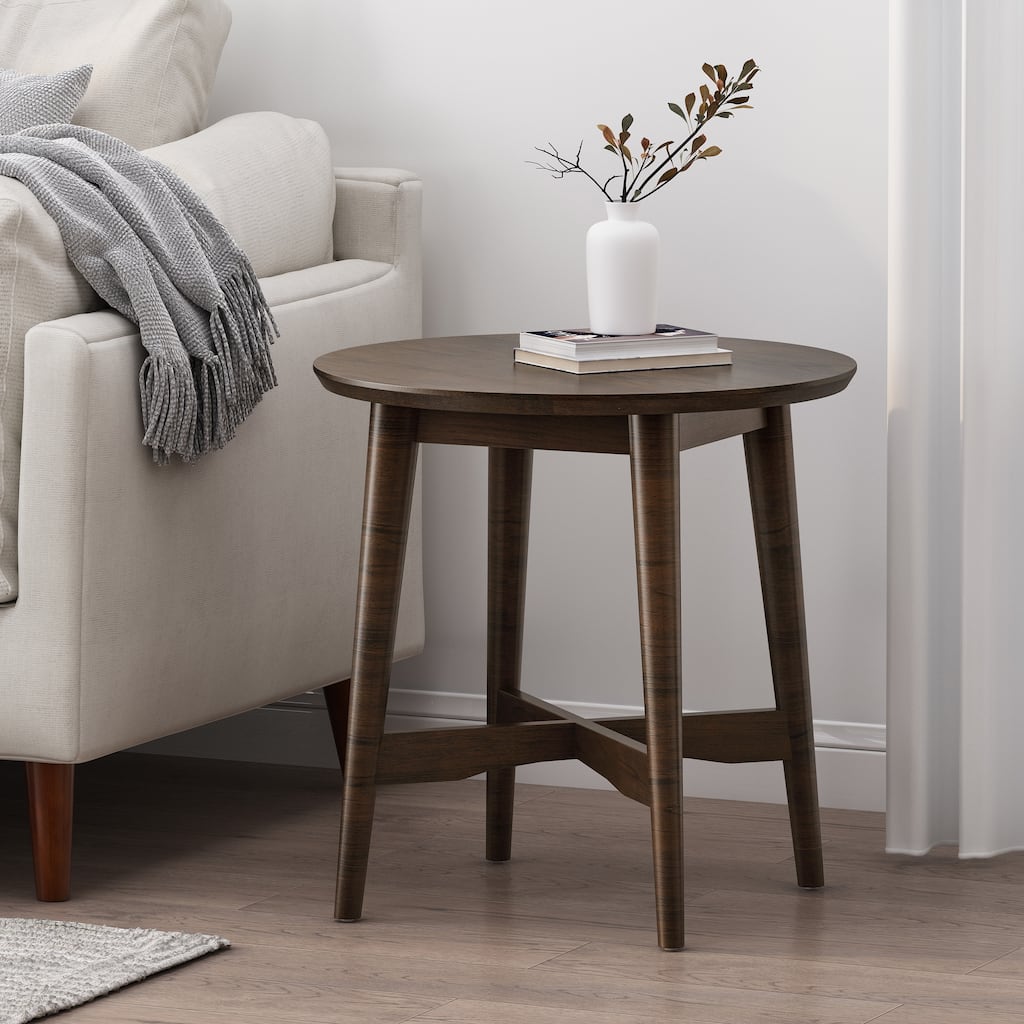 Behrens Indoor Wood End Table by Christopher Knight Home