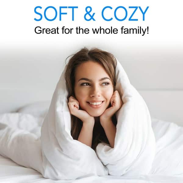 Shop Luxury Soft Lightweight White Down Alternative Comforter All