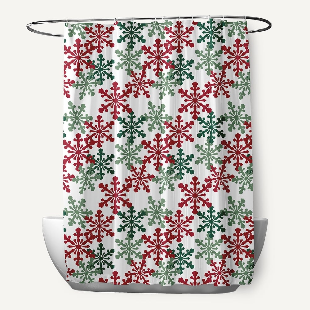 Snow Fall Shower Curtain
