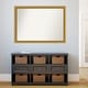 preview thumbnail 23 of 191, Wall Mirror Choose Your Custom Size - Extra Large, Townhouse Gold Wood
