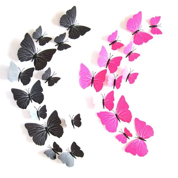 Shop Bedroom Refrigerator Magnet Butterfly Wall Sticker Decoration