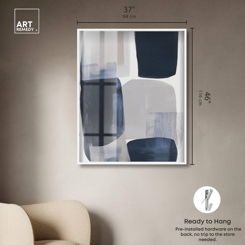 Oceanic Forms II Shadowbox by Art Remedy