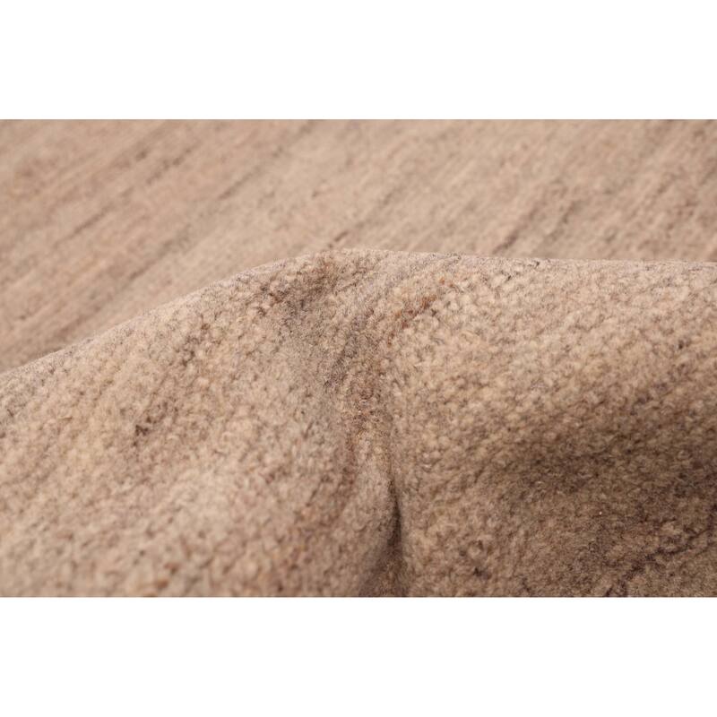 ECARPETGALLERY Hand-knotted Loreto Grey Wool Rug - 5'4 x 7'5