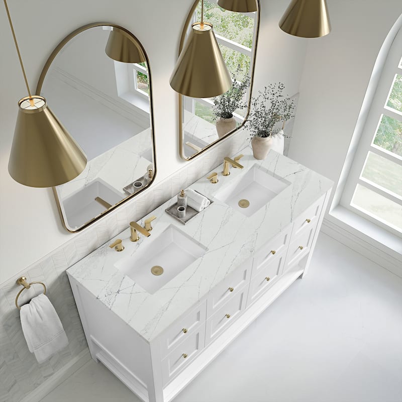James Martin Vanities 330-V60D-FENC Breckenridge 60" Free Standing