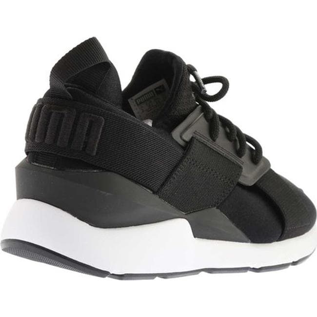 puma satin muse black