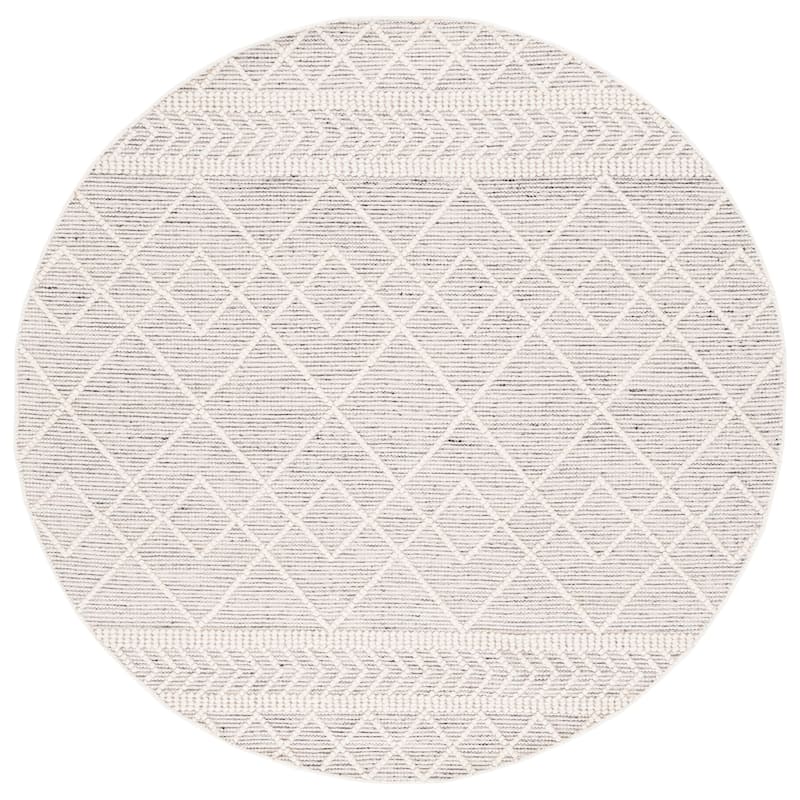SAFAVIEH Handmade Natura Perunika Wool Braided Tassel Rug