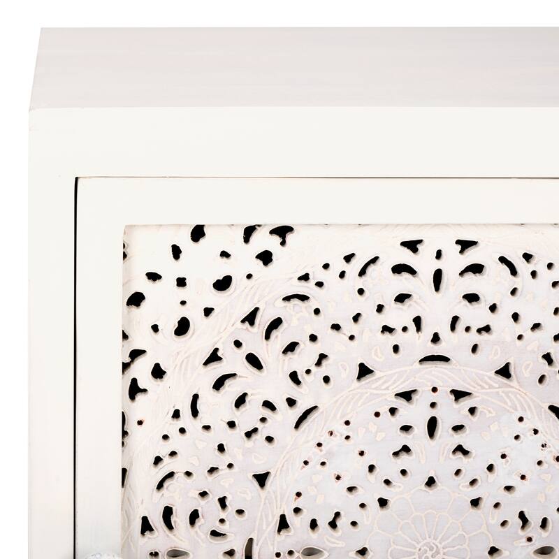 SAFAVIEH Caitlynn 2-Shelf 1-Door Nightstand (Fully Assembled)