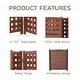 preview thumbnail 3 of 36, 3-Panel Outdoor Air Conditioner Fence Screen, Outside Wood Privacy Fence, 32" W x 38" H