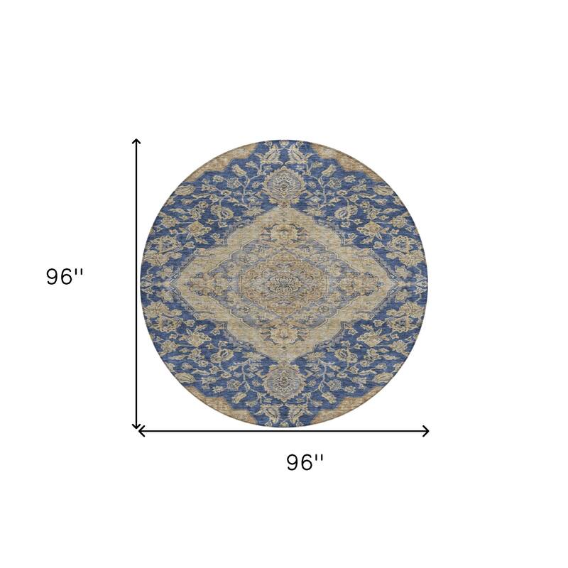HomeRoots Oriental Traditional Rectangle Outdoor Rug