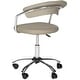 preview thumbnail 2 of 3, Carson Carrington Eidsnes Office Grey Pier Desk Chair - 20.7" x 20.9" x 27"