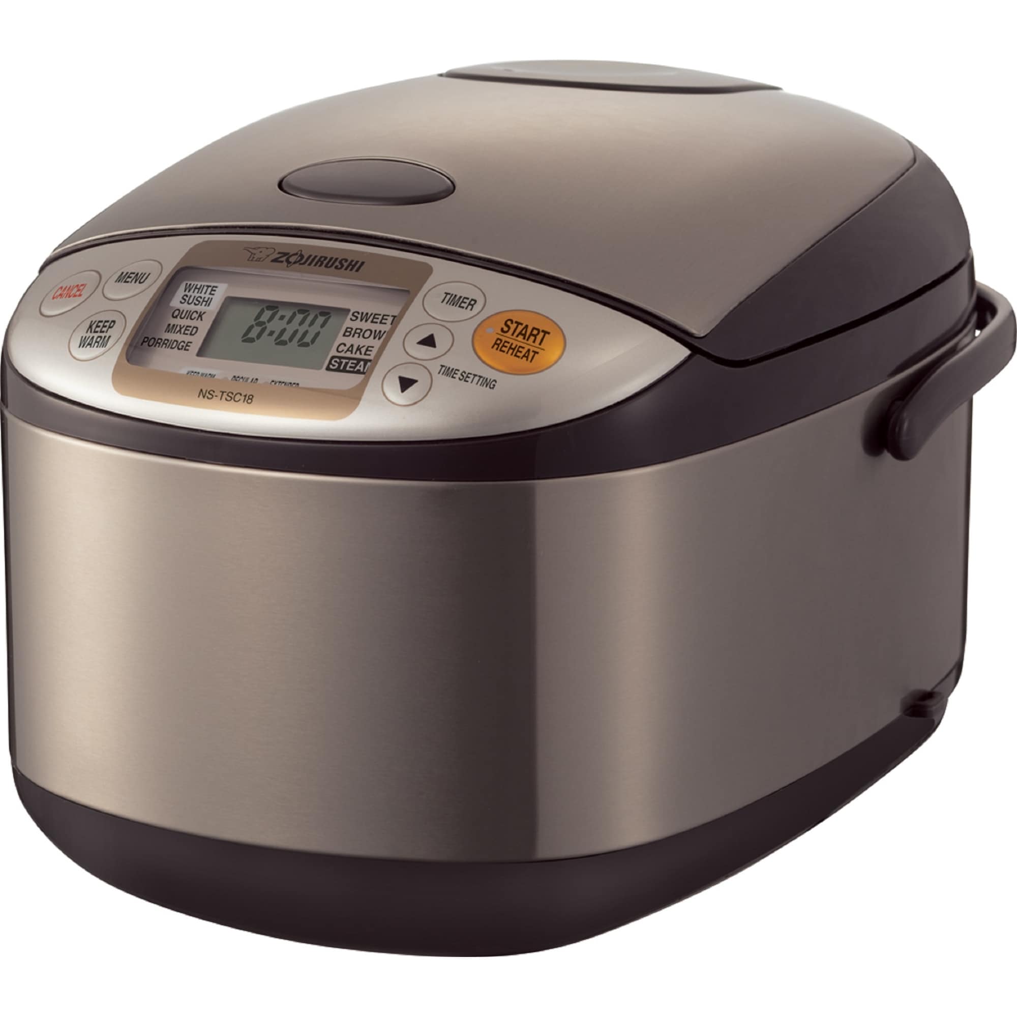 Cuisinart CRC-400P1 4 Cup Rice Cooker, Stainless Steel Exterior