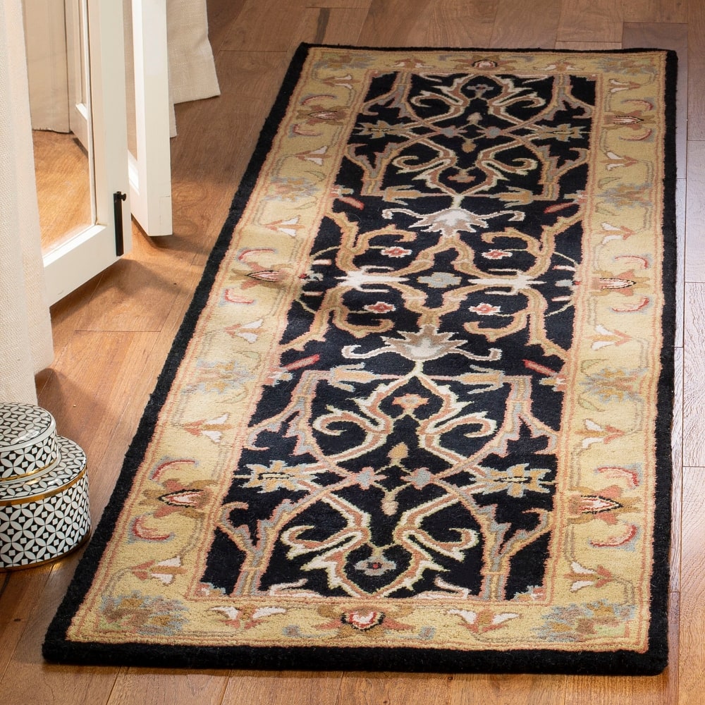 SAFAVIEH Handmade Heritage Abc Traditional Oriental Wool Rug