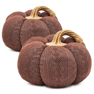 A&B Home Set of 2 Pumpkins