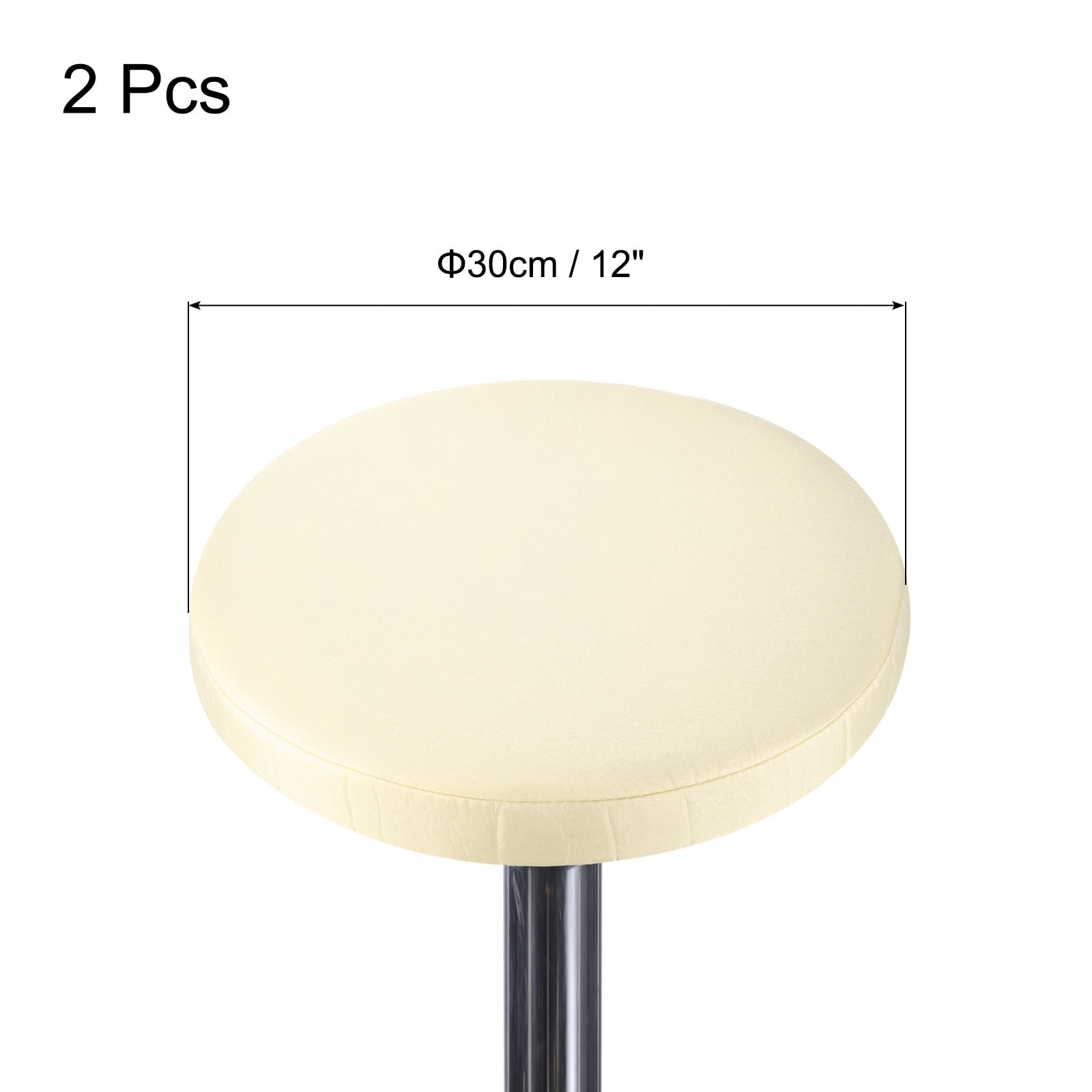 2pcs Bar Stool Cushions, Round Bar Stool Cover Seat Cushion