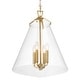 preview thumbnail 1 of 9, Crystorama Lighting Group VSS-7018 Voss 4 Light 18" Wide Taper Candle Luxe Gold
