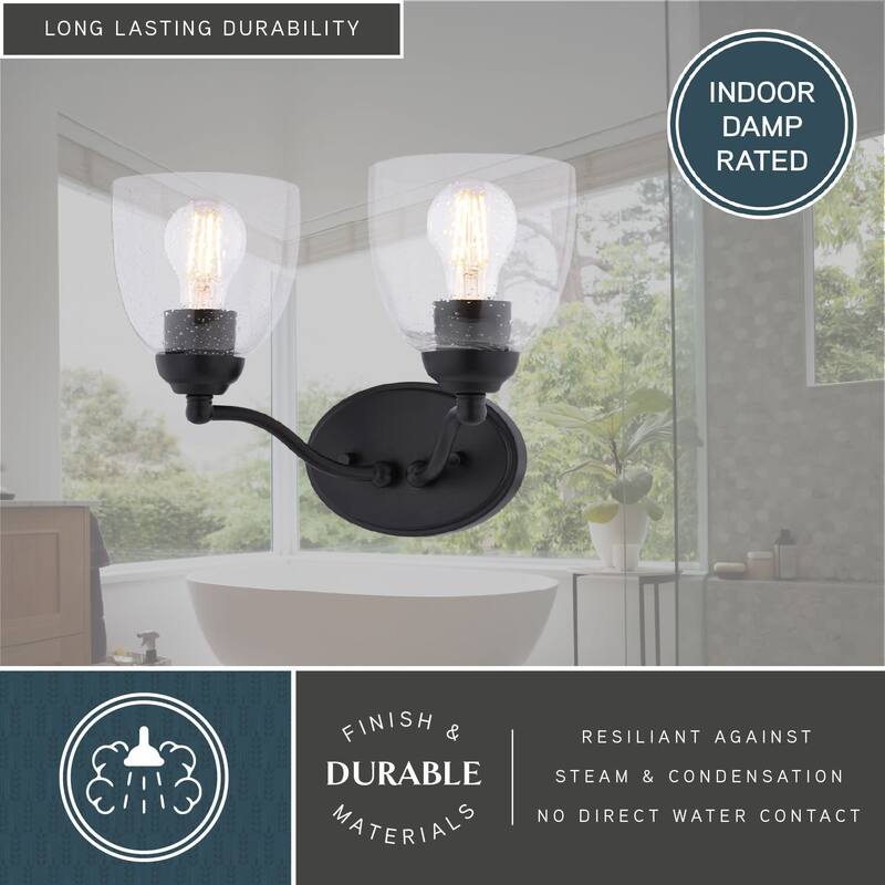 Vaxcel Lighting W0517 Bellwood 2 Light 14" Wide Vanity Light