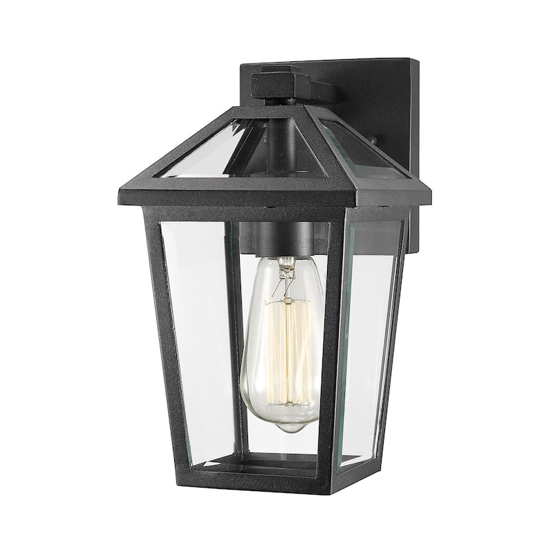 Z-Lite Talbot 10" Tall 1 Light Wall Sconce - Black