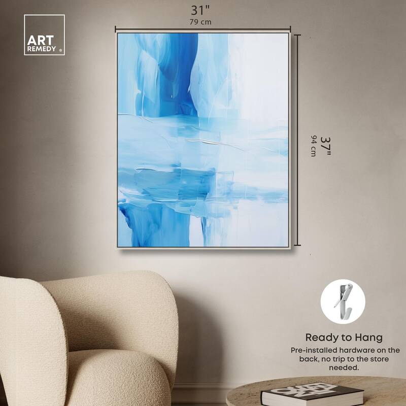 Seraphic Blues II Canvas by Art Remedy