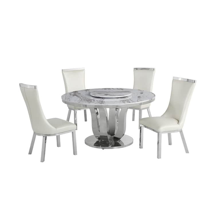 Best Quality 6pc Faux Marble Dining Set