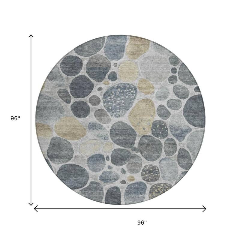 HomeRoots Geometric Transitional Rectangle Outdoor Rug