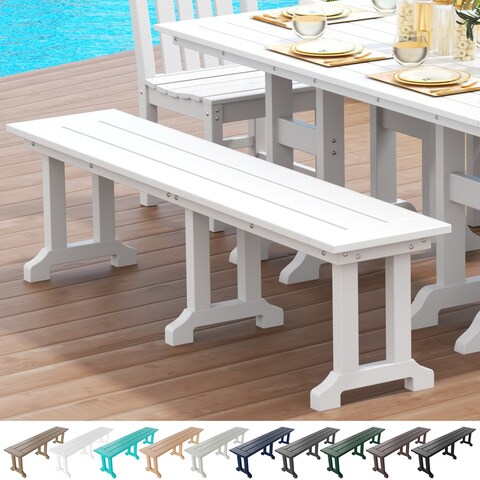 Laguna 65" Poly Eco-Friendly All-Weather Bench
