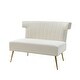 preview thumbnail 75 of 89, Aeneas 46"in.Armless Loveseat with Nailhead Trim