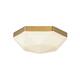 Option Brushed Gold / Opal Glass