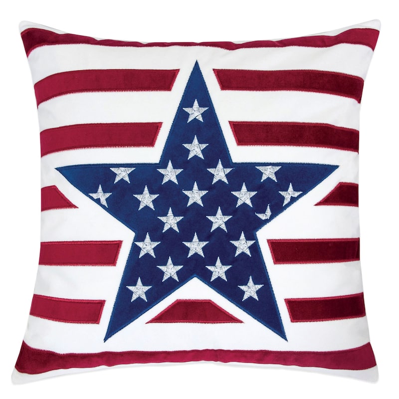 Porch & Den Tamango Star with Stripes Accent Pillows (Set of 2)