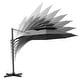 preview thumbnail 26 of 33, VredHom 11.5FT Dual Wind Vent Offset Cantilever Canopy Patio Umbrella