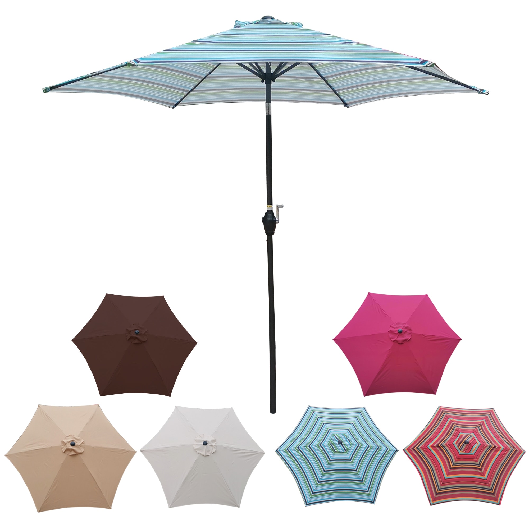 blissun 9 ft patio umbrella Solar Umbrella, 32 LED Lighted Umbrella, Table Market Umbrella, Outdoor for Garden, Deck, Backyard, Pool and Beach (Orange) : Patio, Lawn & Garden DURABLE FRAME Blissun 9' Outdoor Patio Umbrella,