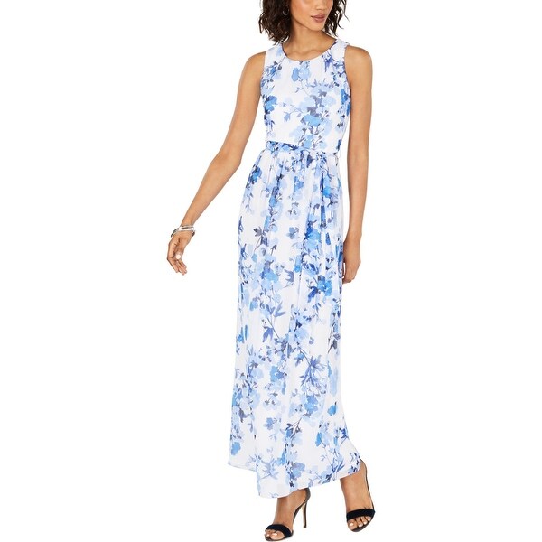 jessica howard sleeveless floral maxi dress