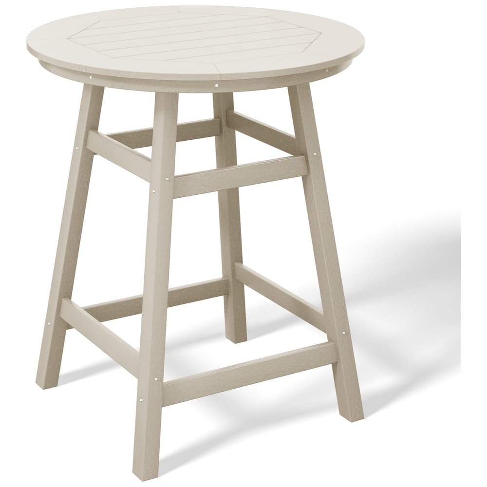 Laguna Hdpe All Weather Outdoor Patio 35" Round Counter Table