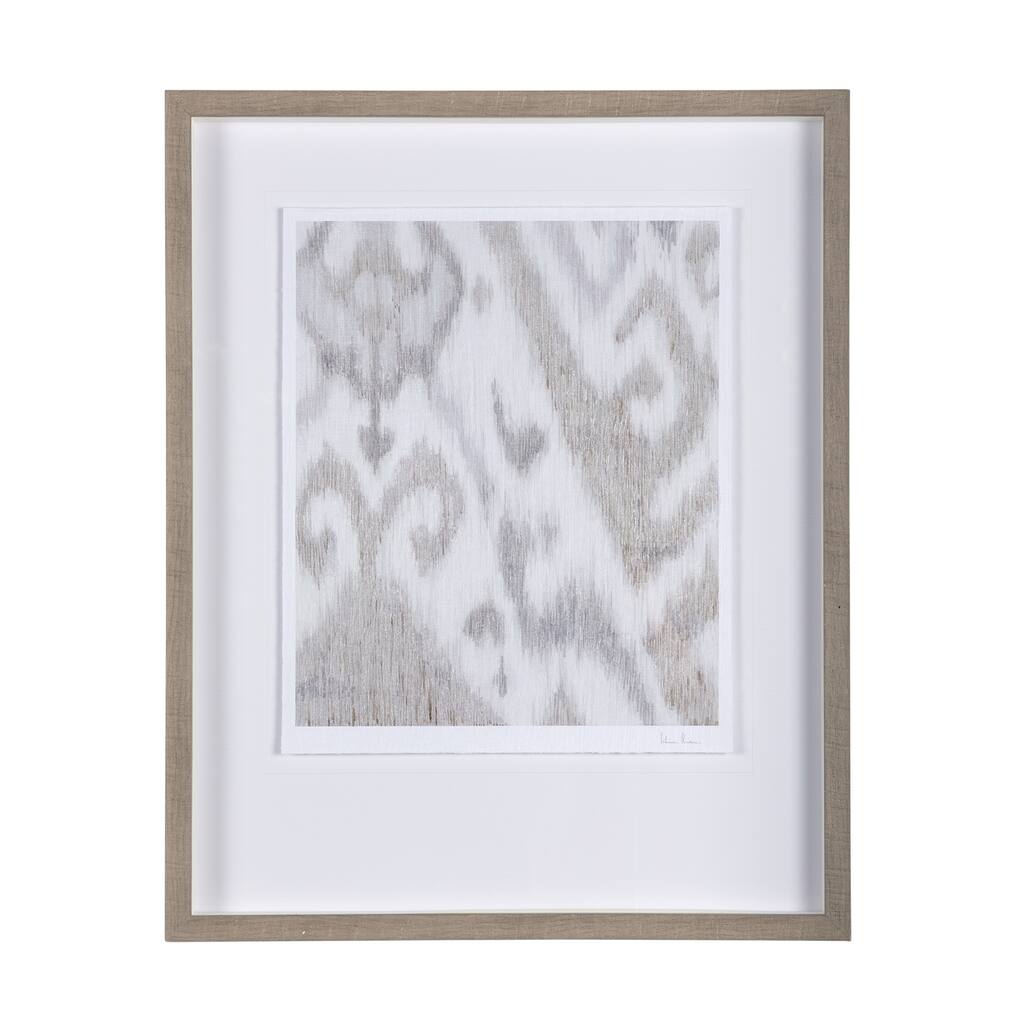 Ikat Patterns IV Framed Art Print